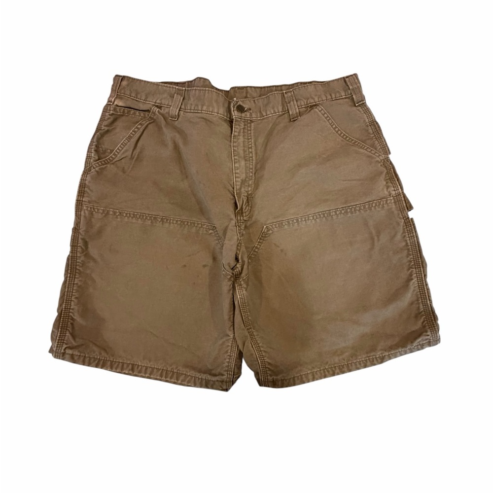 Men's Grey/Tan Carhartt Shorts Utility double